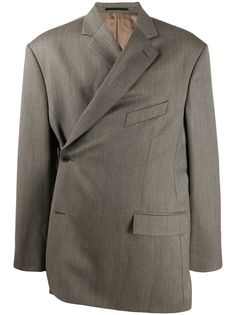 Martine Rose пиджак с застежкой сбоку