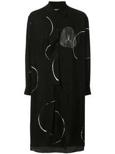 Yohji Yamamoto длинная рубашка