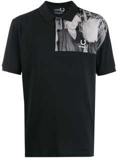 Raf Simons X Fred Perry рубашка-поло с принтом