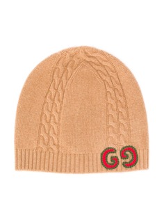 Gucci Kids шапка бини с логотипом GG