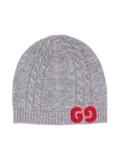 Gucci Kids шапка бини с логотипом GG