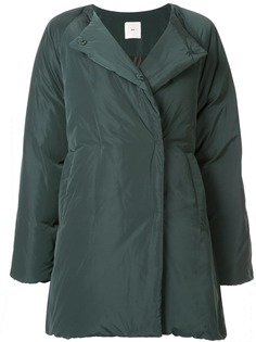Kuho collarless padded coat