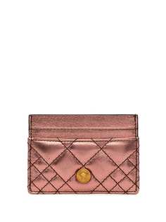 Versace стеганый картхолдер с декором Medusa