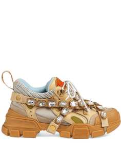 Gucci кроссовки Flashtrek со съемными кристаллами