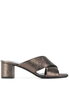 Saint Laurent мюли с перекрестными ремешками