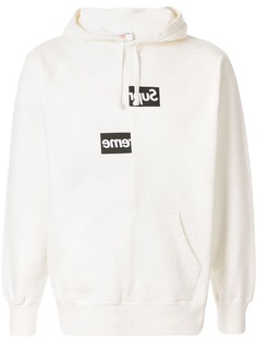 Supreme худи с логотипом из коллаборации с CDG