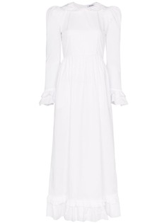 Batsheva платье макси Prairie с высоким воротником