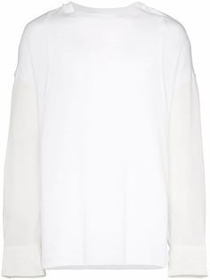 Bed J.W. Ford футболка с пуговицами на рукавах