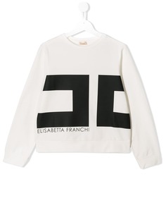 Elisabetta Franchi La Mia Bambina толстовка с логотипом