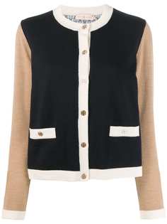Tory Burch кардиган в стиле колор-блок