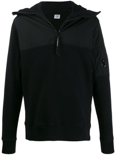 C.P. Company толстовка на молнии с линзой на рукаве