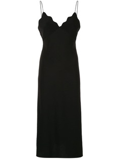 Acler платье-комбинация Aviel с фестонами