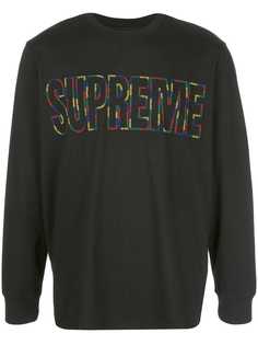 Supreme футболка с логотипом