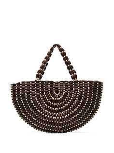 Rixo сумка-тоут Bruno с бусинами