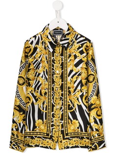 Young Versace рубашка с логотипом