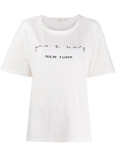 Rag & Bone футболка с логотипом