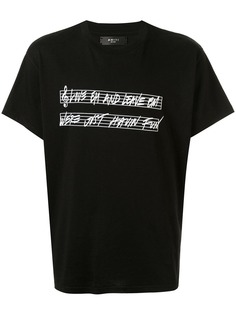 Amiri футболка с принтом Love Em Leave Em