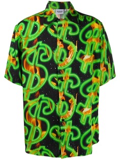 Sss World Corp Dollar print short sleeve shirt