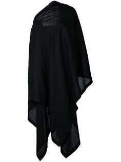 Yohji Yamamoto платье-плащ с открытым плечом