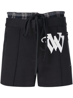Vera Wang шорты с кулиской и вышивкой