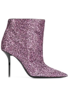 Saint Laurent ботильоны с пайетками