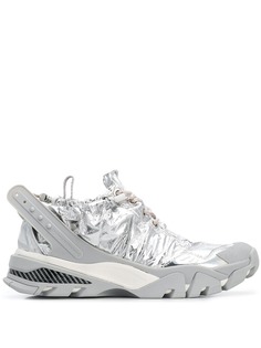 Calvin Klein 205W39nyc кроссовки на шнуровке с деталью в виде фольги