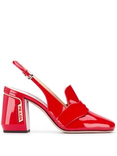 Prada туфли с квадратным носком