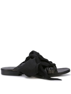 Yohji Yamamoto сандалии с объемными лентами