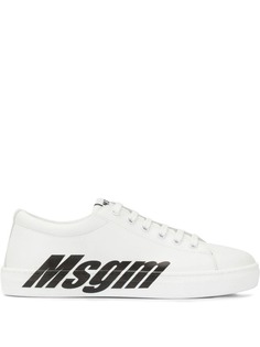 MSGM кроссовки с контрастным логотипом