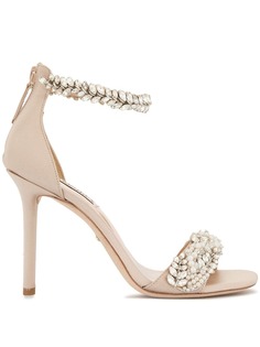 Badgley Mischka декорированные босоножки Fiorenza
