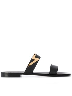 Giuseppe Zanotti шлепанцы с логотипом