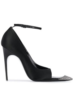 Saint Laurent туфли-лодочки Edwige с кристаллами