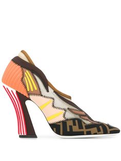 Fendi туфли-лодочки Court