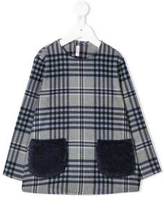 Il Gufo клетчатая толстовка с длинными рукавами