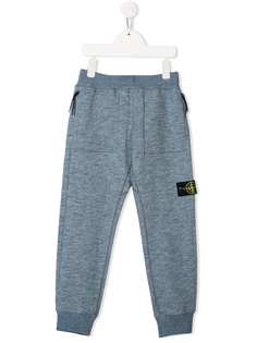 Stone Island Junior спортивные брюки с нашивкой-логотипом