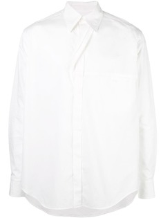 Yohji Yamamoto рубашка со складками