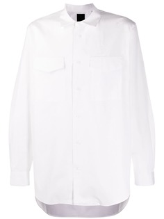 Yohji Yamamoto рубашка прямого кроя с карманами