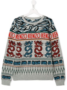 Kenzo Kids свитер с логотипом