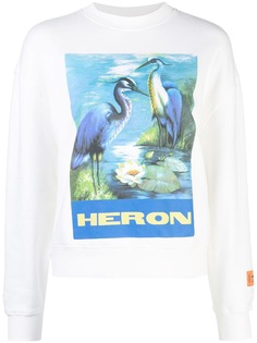 Heron Preston толстовка Heron с графичным принтом