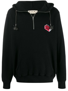Marni худи с вышитым логотипом