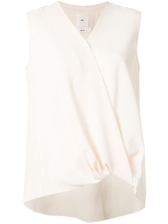 Kuho wrap V-neck blouse