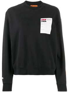 Heron Preston толстовка с нашивкой-логотипом