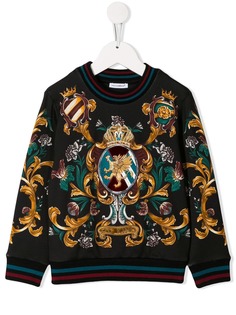 Dolce & Gabbana Kids толстовка с вышивкой