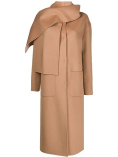 Ermanno Ermanno пальто с шарфом