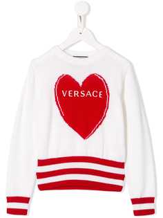 Young Versace джемпер с логотипом