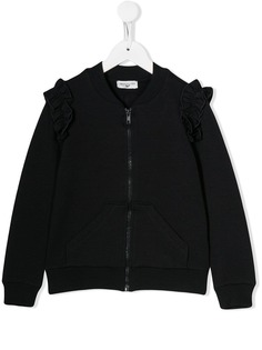 Monnalisa куртка на молнии с оборками