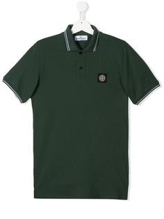 Stone Island Junior рубашка-поло с логотипом