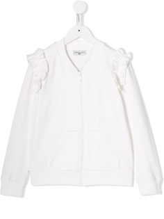 Monnalisa куртка на молнии с оборками