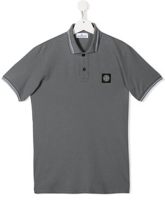 Stone Island Junior рубашка-поло с логотипом