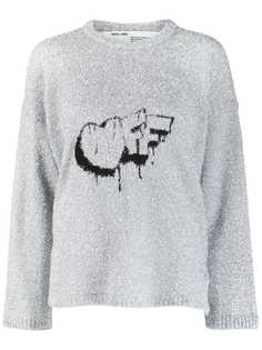 Off-White джемпер Off с круглым вырезом